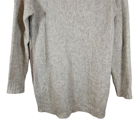 Line The Label Argyle Gray Multi Color Long‎ Line Button Front Cardigan Cozy S - Picture 8 of 8